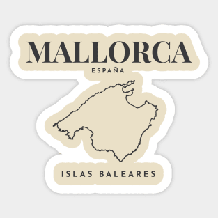 Mallorca Spain Sticker